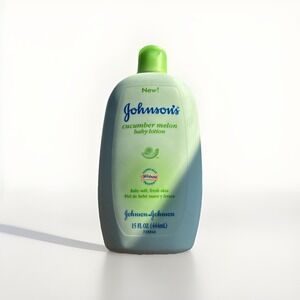 Johnson & JOHNSON'S Cucumber Melon Baby Lotion ~ Sealed Discontinued ~ 15 fl oz‎